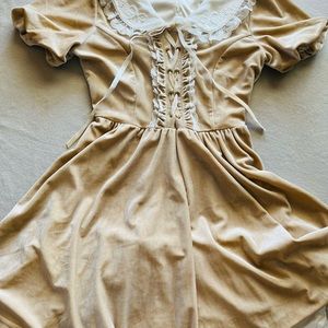 Liz lisa velvet doll lace up dress